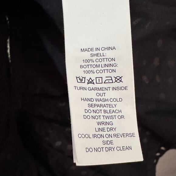 Kate Spade New York Broome Street Dot Eyelet Stripe Dress Size Small - Picture 5 of 6